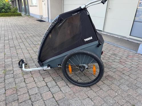 Thule fietskar coaster xt, Fietsen en Brommers, Fietsaccessoires | Aanhangwagens en Karren, Zo goed als nieuw, Kinderkar, Ophalen