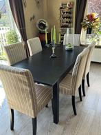 Mooie tafel met 6 stoelen!, Ophalen, Gebruikt, 50 tot 100 cm, Vijf personen of meer