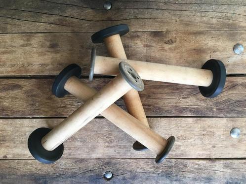 Oude grote houten spoelen, Antiek en Kunst, Curiosa en Brocante, Ophalen
