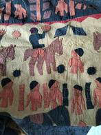 4 vintage tafeldoeken uit India, met de hand geborduurd, Ophalen of Verzenden
