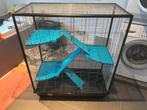 Kleine kooi voor knaagdieren (ratten/fretten..) +accessoire, Dieren en Toebehoren, Ophalen
