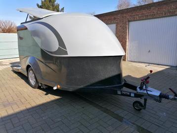 Trailer voor 2 motoren - Trike - Kwad.180 cm br. binnenkant beschikbaar voor biedingen