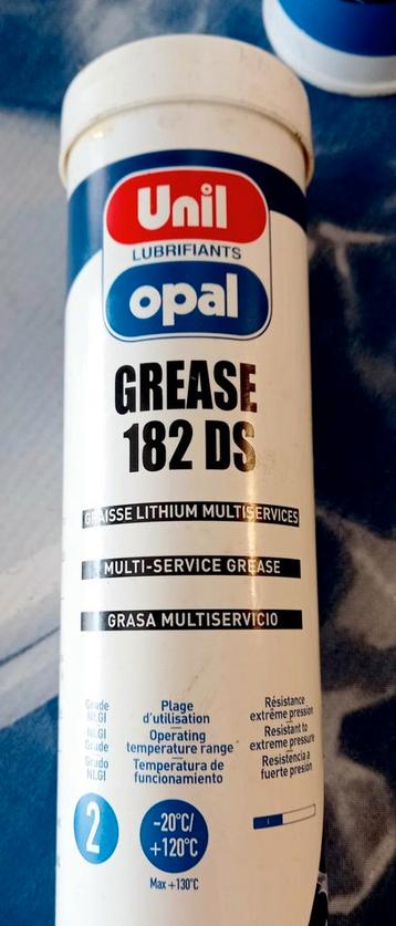 UNIL smeervet Opal 182 DC. 400 gr. Grease. NIEUW. P. P. stuk