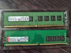 Barettes de Ram Kingston 4Gb, Informatique & Logiciels, Enlèvement ou Envoi, DDR4, Utilisé, Desktop