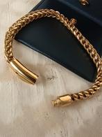 Heren armband, Enlèvement ou Envoi, Noir, Or