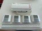 4 draadloze thermostaten en 6-kanaals ontvanger/sturing, Bricolage & Construction, Thermostats, Enlèvement, Comme neuf