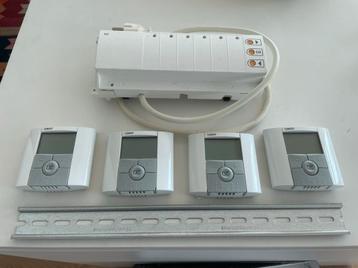 4 draadloze thermostaten en 6-kanaals ontvanger/sturing beschikbaar voor biedingen