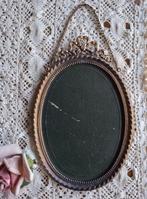 SALE Antiek strik fotolijstje met kettinkje, Antiek en Kunst, Antiek | Brons en Koper, Ophalen of Verzenden, Brons
