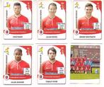 Panini Pro League 2015 / 6 vignettes Mouscron, Comme neuf, Affiche, Image ou Autocollant, Envoi