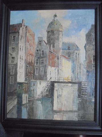 Louis Bron  1884 - 1959  Amsterdams Stadsgezicht
