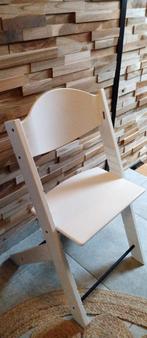 Chaise haute en bois blanc, Enlèvement, Utilisé