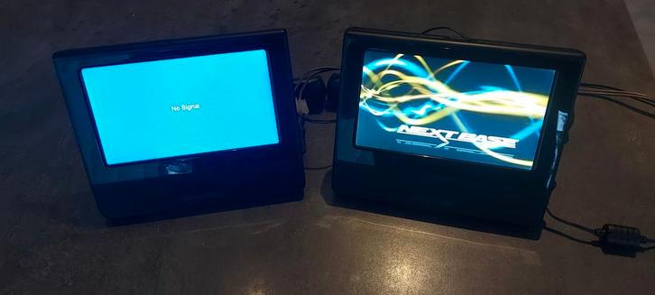Nextbase click 7 duoschermen met carkit, Audio, Tv en Foto, DVD spelers, Gebruikt, Dvd-speler, Overige merken, Draagbaar, Ophalen of Verzenden