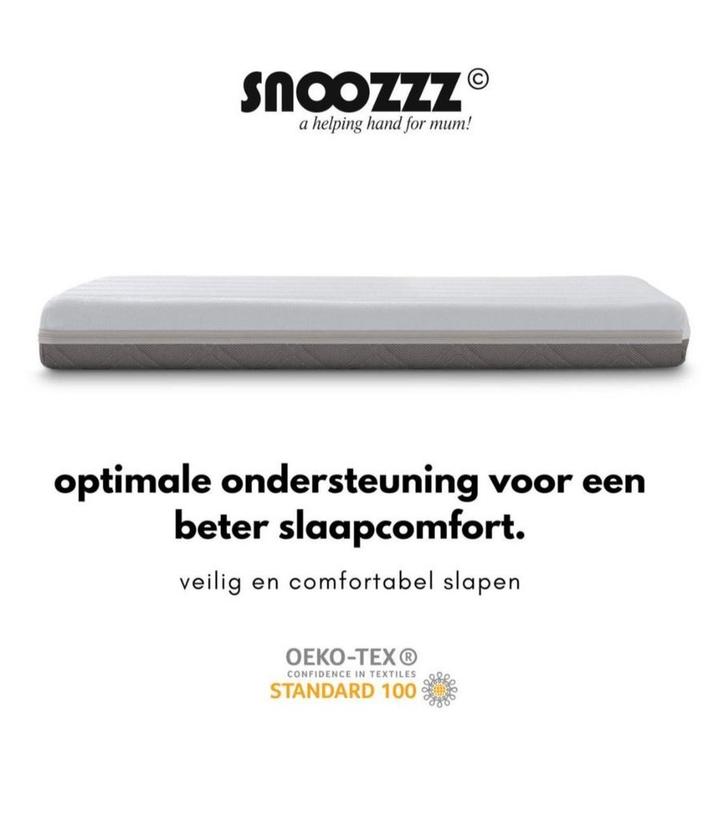 Snoozzz Comfort matras 60x120cm te koop, Kinderen en Baby's, Babywiegjes en Ledikanten, Zo goed als nieuw, Ophalen