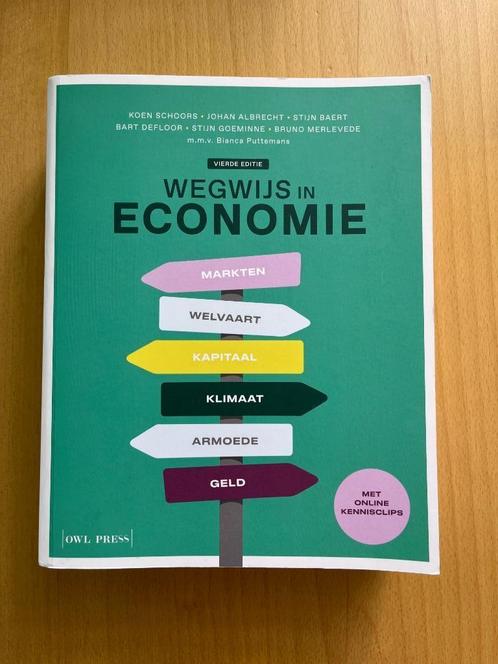 Wegwijs in Economie (vierde editie), Livres, Livres d'étude & Cours, Comme neuf, Enseignement supérieur, Enlèvement ou Envoi