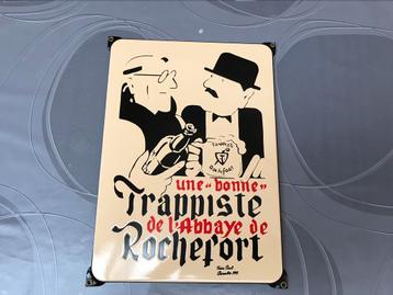 Rochefort emaille reclamebord beschikbaar voor biedingen