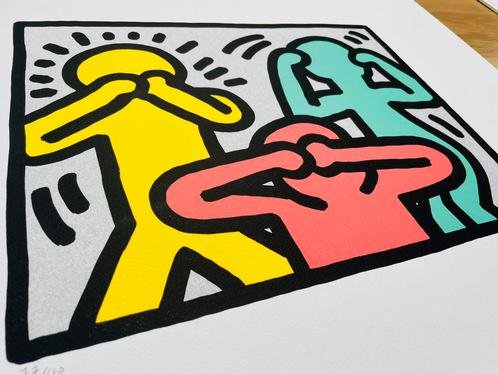 Prachtige Lithografie + certificaat • Keith Haring | horen, Antiek en Kunst, Kunst | Litho's en Zeefdrukken, Ophalen of Verzenden