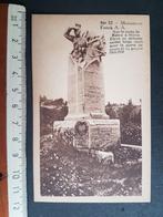 Kleine Erekaart Carte d'Honneur Liège Monument Fonck, Ophalen of Verzenden, 1920 tot 1940, Ongelopen, Luik