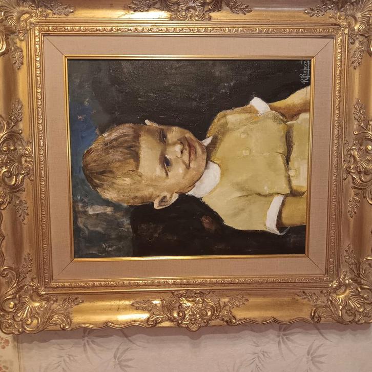 Schilderij René Bekaert, Antiek en Kunst, Kunst | Schilderijen | Klassiek, Ophalen