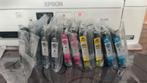 EPSON XP-345 werk niet meer, met 14 st. nieuwe cartridges, Ophalen of Verzenden, Niet werkend