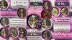 Muntrollen speciale 2 euromunten - div landen en jaren!!, Postzegels en Munten, Ophalen of Verzenden, Cyprus, 2 euro, Setje