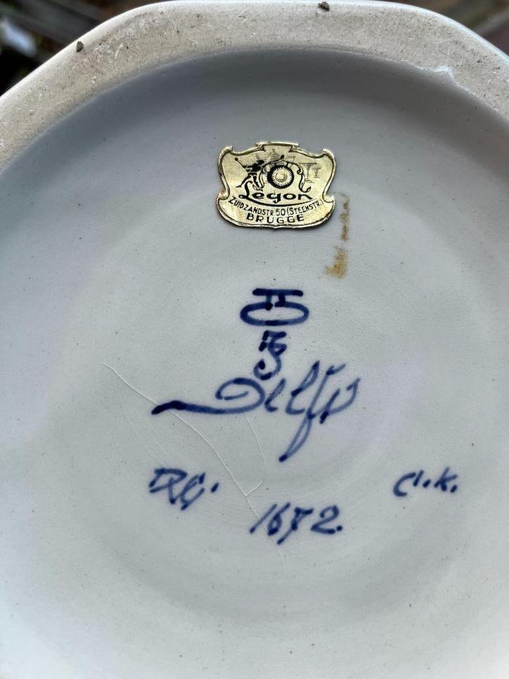 Delfts blauw vaas, Antiek en Kunst, Antiek | Vazen, Ophalen