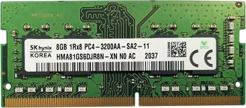 8GB 1Rx8 PC4-3200AA DDR4-3200 SO-DIMM, Hynix, Informatique & Logiciels, Mémoire RAM