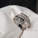 Bague en diamant en or blanc 18 carats, Comme neuf, Or, Enlèvement, Blanc