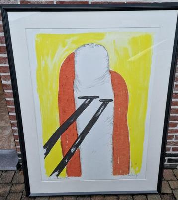 Lithografie Jon Marten "Eens was er" 25/40 Nederland