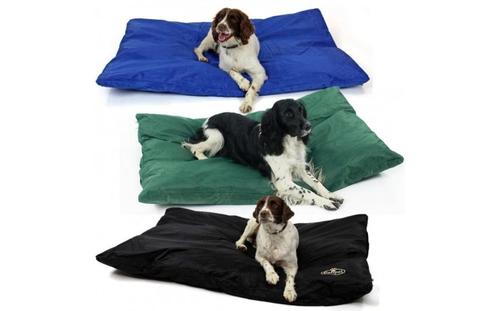 Hondenkussen Classic Canvas Zandkleur - Zachte Vulling, Animaux & Accessoires, Accessoires pour chiens, Neuf, Enlèvement ou Envoi