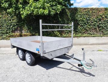 Plateau dubbelas 750kg 158x260cm  beschikbaar voor biedingen