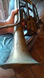 Oude tuba in originele staat, gevonden op zolder, Ophalen, Gebruikt