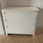 Witte commode / ladekast, Ophalen, Gebruikt, 100 tot 150 cm, 3 of 4 laden