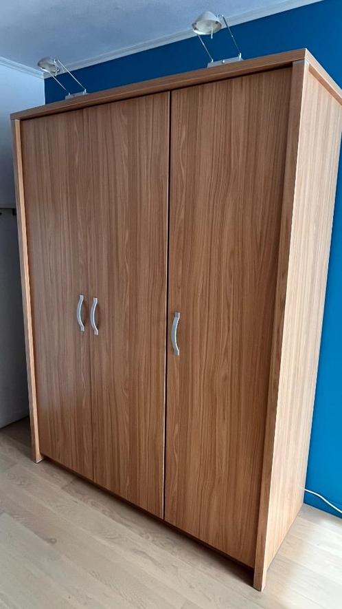 kleerkast, stapelbed + nachtkastje, Huis en Inrichting, Slaapkamer | Complete slaapkamers, Zo goed als nieuw, Eenpersoons, Ophalen