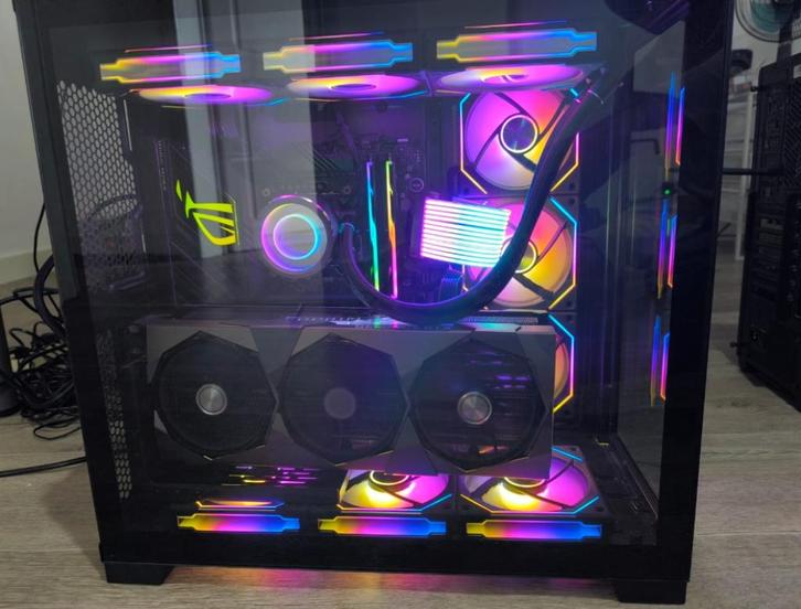 Gaming/rendering PC 14900KF - 4080 SUPER - 32 GB DRR5, Computers en Software, Desktop Pc's, Zo goed als nieuw, SSD, Gaming, Ophalen