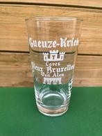 Bierglas Gueuze kriek vieux bruxelles van alen Brussel, Ophalen of Verzenden, Glas of Glazen