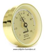 ahm2 ADORINI  HAAR HYGROMETER GOLD  PRECISIE HYGROMETER, Boite à tabac ou Emballage, Envoi, Neuf