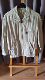 Heren Korte zomer jas licht beige katoen mt Medium, Maat 48/50 (M), Beige, Ophalen of Verzenden, Zo goed als nieuw