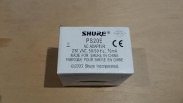 shure ps20e ac adapter beschikbaar voor biedingen