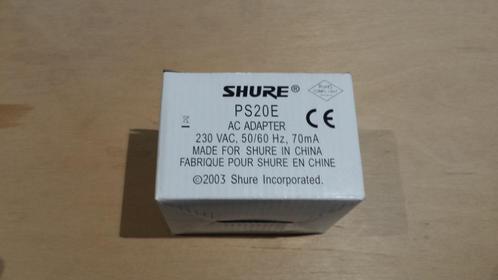 shure ps20e ac adapter, Audio, Tv en Foto, Opladers, Nieuw, Ophalen