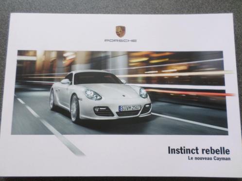 Brochure d'envoi des Porsche Cayman et Cayman S - FRANÇAIS, Livres, Autos | Brochures & Magazines, Porsche, Enlèvement ou Envoi