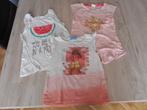 3 t shirts maat 128, Ophalen of Verzenden, Gebruikt, Meisje, Shirt of Longsleeve