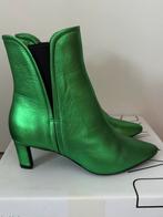 Metallic groene enkellaarsjes - Maat 37, Lage of Enkellaarzen, Nieuw, Ophalen of Verzenden, Groen