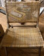 Rieten stoel loungestoel merk Casa, Ophalen, Gebruikt, Overige kleuren, Riet of Rotan