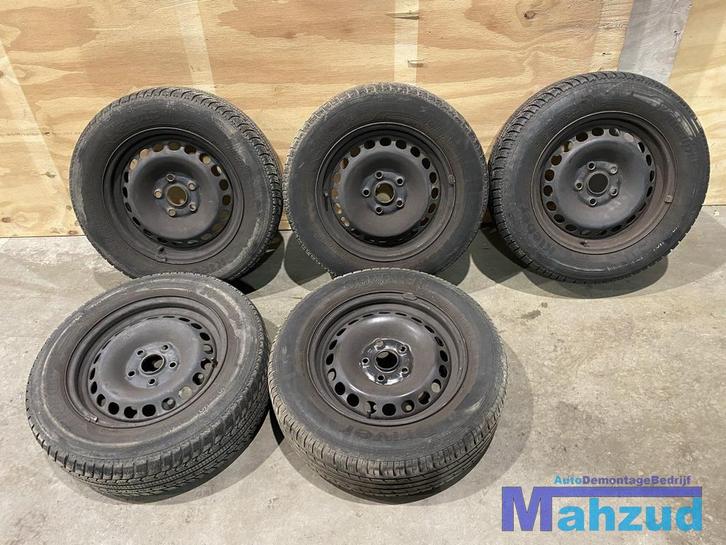 VW AUDI SEAT 5X112 Stalen velgen banden 15 inch reserveband, Auto-onderdelen, Overige Auto-onderdelen, Volkswagen, Gebruikt, Ophalen
