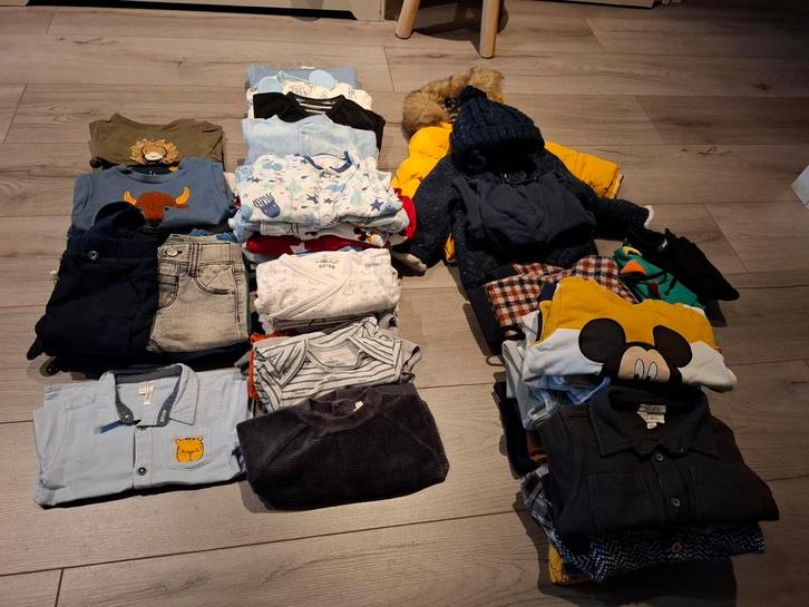 Pakket kledij maat 68, Kinderen en Baby's, Kinderkleding | Kinder-kledingpakketten, Zo goed als nieuw, Ophalen