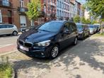 BMW 218d, 7 zitplaatsen, Auto's, Monovolume, Start-stop-systeem, Blauw, Leder en Stof