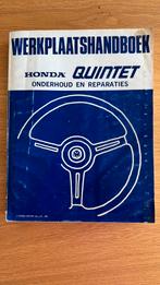 HONDA Quintet werkplaatshandboek 1981, Ophalen of Verzenden