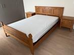 Bed 160x206 met 2 nachtkasten en commode, Huis en Inrichting, Ophalen, Zo goed als nieuw
