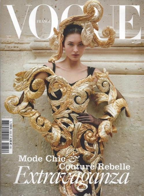 Vogue France - Novembre 2022, Livres, Journaux & Revues, Comme neuf, Magazine féminins, Envoi