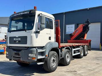 MAN TGA 35.390 8x4 + PALFINGER PK36002 x8(winch) (bj 2006) beschikbaar voor biedingen